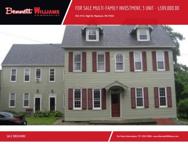 FOR SALE MULTI-FAMILY INVESTMENT, 3 UNIT